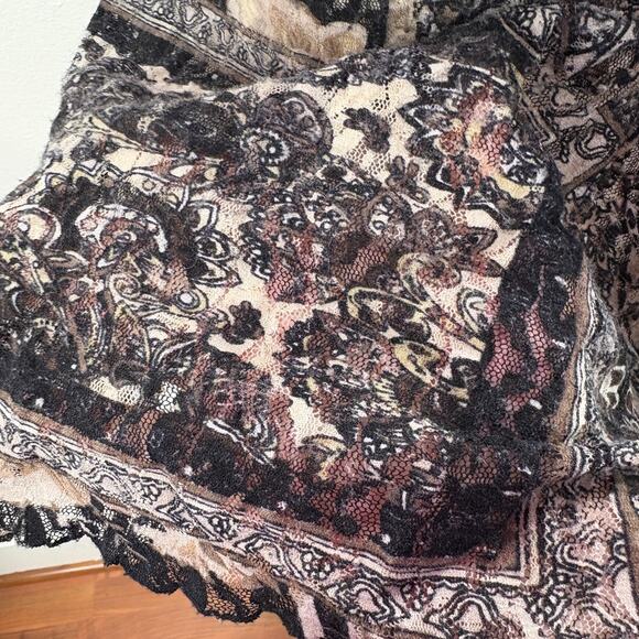 Lane Bryant Size 18/20 Top Velvet Embellished Sheer Mesh Fairy Grunge Whimsigoth - Picture 12 of 16